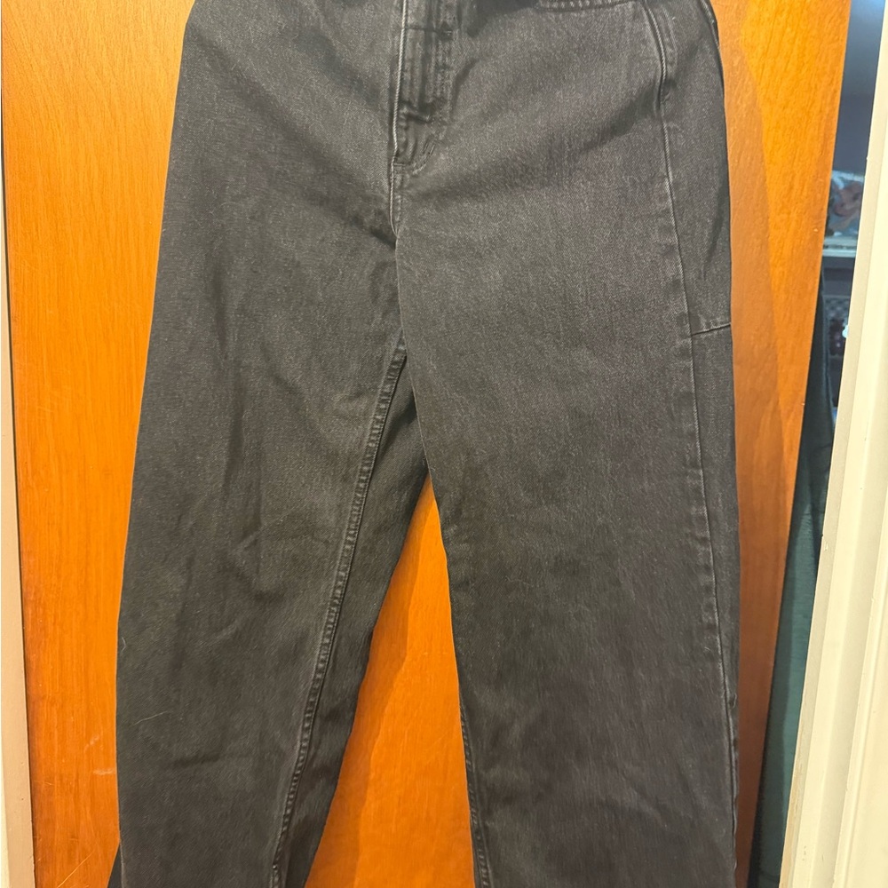 Thrills Charcoal Wide Leg Jeans